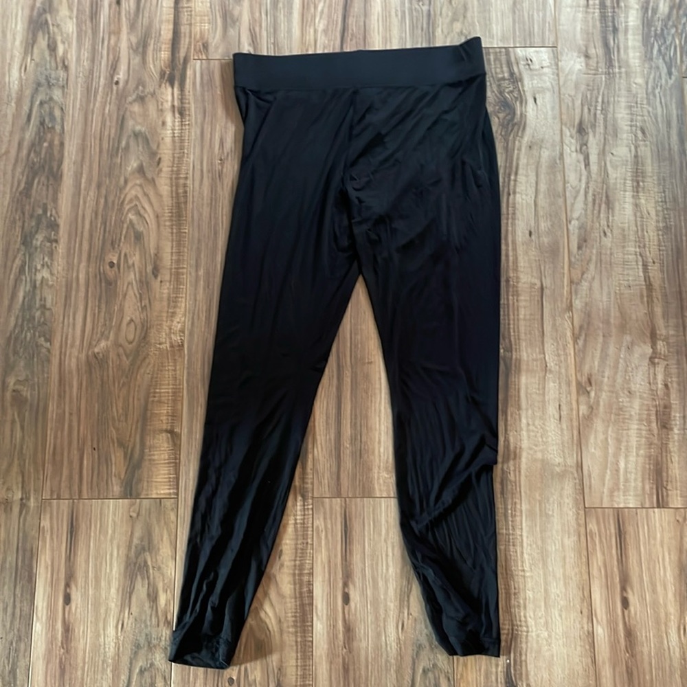 Lands end black leggings
